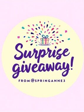 Surprise Giveaway Graphic Tee or Sticker - Pastel Yellow & Pink